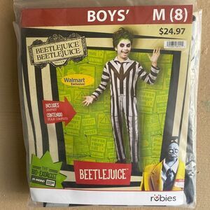 Rubie's Black and White Beetlejuice Boys' Costume Medium 8